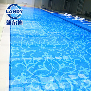 ฟิล์มตกแต่งพีวีซี Landy สำหรับพื้นสระว่ายน้ำ รูปทรงสี่เหลี่ยมผืนผ้า แผ่นรองกันน้ำ สำหรับโรงแรม รีสอร์ท วิลล่า - Product Image 4
