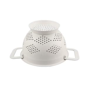 Premium Stainless Steel <b>Colander</b> Set of 3 Deep Kitchen <b>Strainer</b>, 1.5, 3 & 5 Quarts Metal Bowl Drainer with Handle - Product Image 4