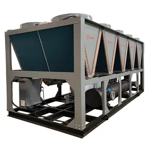 25 ton indústria água chiller ar refrigerado máquina com parafuso compressor