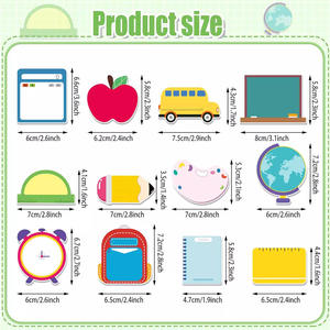 Bloc-notes autocollants mignons de la série « N-Time » pour la fête des enseignants, fournitures de bureau et scolaires pour les étudiants et les enseignants - Product Image 5