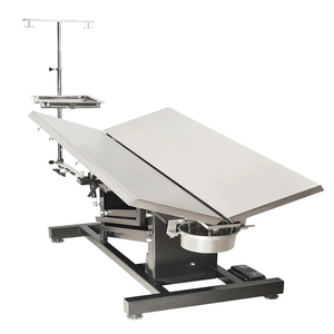 Mesa de Operaciones Eléctrica para Animales, Tipo V, de Acero, de Alta Calidad EURVET, Mesa de Tratamiento Quirúrgico para Clínica <span class=keywords><strong>Veterinaria</strong></span>, Certificación CE Clase II - Product Image 1