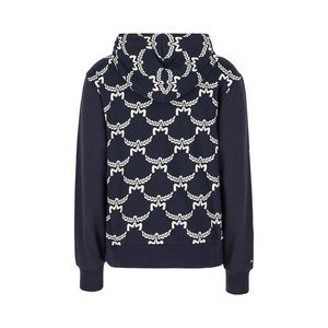 Sweat réalisé en pur coton caractérisé par Visetos imprimé sur toute la surface et broderie MCM sur la manche. -Dessine - Product Image 2