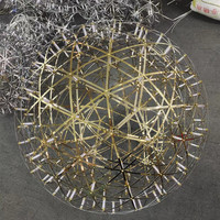 Vente chaude Led Plafonnier Style Moderne Escaliers Sparkle Ball Lampes pour Boutique Magasin Restaurant Centre Commercial