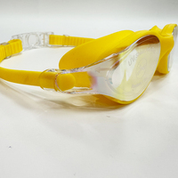 Fabricant professionnel nouvelles lunettes de course de natation de compétition d'entraînement de petit cadre anti-buée HD électrolytique