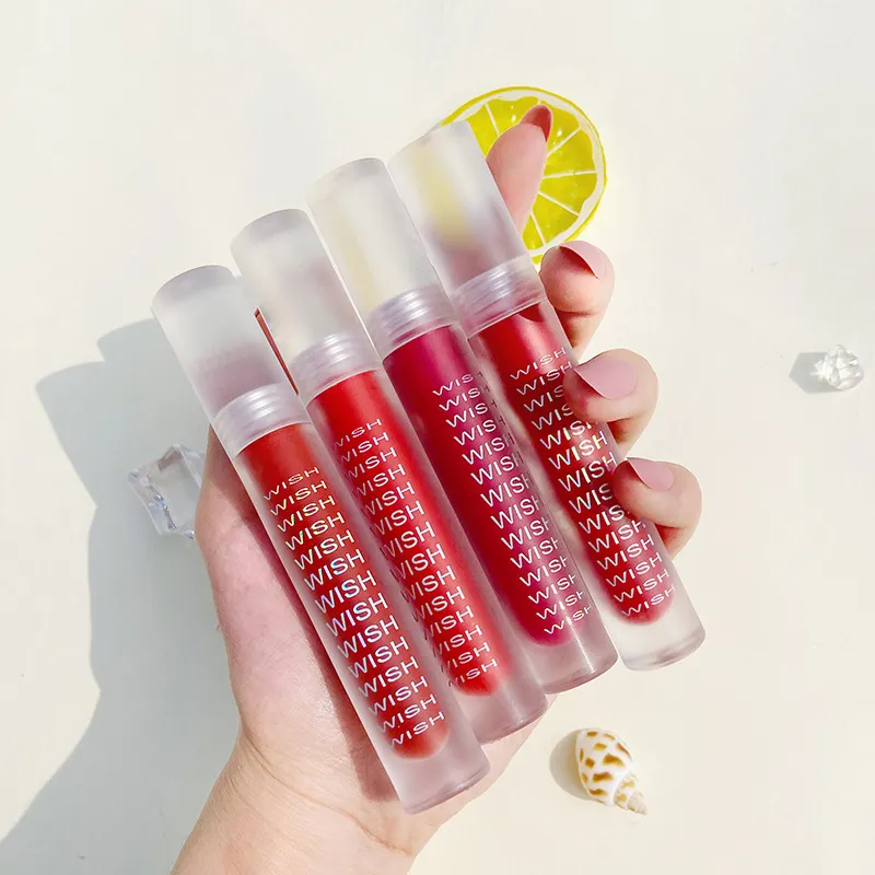 Chinese Manufacturer your own brand makeup Wholesale matte long lasting liquid matte lipstick