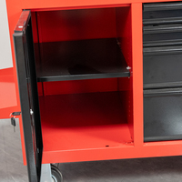 Chariot d'atelier mobile en métal OEM à 11 tiroirs, armoire à outils, poste de travail, coffre de rangement pour outils de réparation automobile, chariot à outils de garage