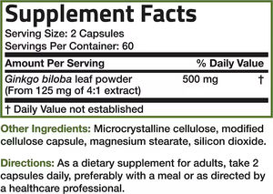 Cápsulas de Folha de <span class=keywords><strong>Ginkgo</strong></span> <span class=keywords><strong>Biloba</strong></span> VitaHall Produtos de Saúde Extrato Suplementos a Granel <span class=keywords><strong>500mg</strong></span> 120 Cápsulas de <span class=keywords><strong>Ginkgo</strong></span> <span class=keywords><strong>Biloba</strong></span> - Product Image 4