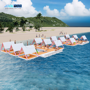 Tùy chỉnh thả khâu giải trí sàn Inflatable nền tảng Mat không khí đảo nổi máy bay phản lực trượt tuyết phao Dock trên biển - Product Image 4