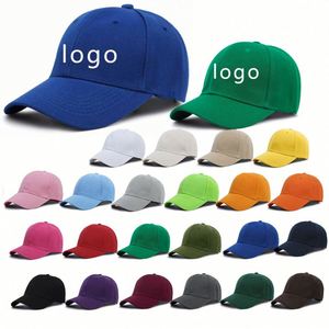 Gorras de Béisbol al por Mayor de Color Sólido 100% Poliéster, Gorras de 6 Paneles con Logotipo Personalizado - Product Image 1