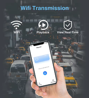 4K+1080P+1080P Verborgen Autocamera Groothoek 3-Kanaals WIFI Nachtzicht G-Sensor 1 Jaar Garantie voor Auto's Dashcam