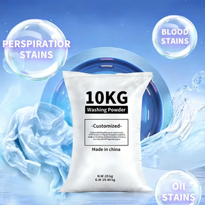 Detergente en Polvo <span class=keywords><strong>para</strong></span> <span class=keywords><strong>Lavandería</strong></span> de 10 kg, Calidad OEM Personalizada, Hecho en China, Eliminador de Manchas de Aceite - Product Image 1