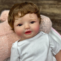 Muñecas Reborn de Silicona y Vinilo de 18 Pulgadas, Realistas, para Niños, Venta al Por Mayor, Proveedores Económicos
