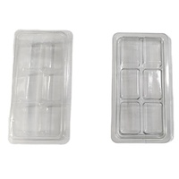 Boîte d'emballage en plastique transparent personnalisée avec plateau et couvercle en blister, fabriquée à partir de matériaux recyclés pour les produits ménagers