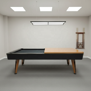 <span class=keywords><strong>Table</strong></span> de <span class=keywords><strong>billard</strong></span> en bois au design moderne la plus populaire, personnalisable pour l'extérieur, 3 en 1, avec pieds en acier et bancs de tennis pour la famille - Product Image 2