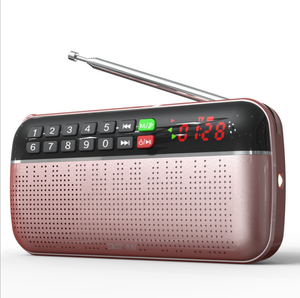 SAST Mini Di Động Retro Đài Phát Thanh Loa Đèn Pin FM Đài Phát Thanh Kỹ Thuật Số Loa Tích Hợp Đồng Hồ Hiển Thị Máy Nghe Nhạc MP3 Sạc Pin - Product Image 4