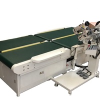 SS-5 machine à coudre à bord de bande à retournement automatique, machine à sceller les bords de matelas, machine à fermer le matelas