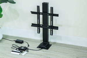 <span class=keywords><strong>Elevador</strong></span> motorizado <span class=keywords><strong>de</strong></span> televisión con mecanismo <span class=keywords><strong>de</strong></span> elevación <span class=keywords><strong>de</strong></span> TV ajustable en altura eléctrica con mando a distancia para monitor <span class=keywords><strong>de</strong></span> 21-26 pulgadas - Product Image 4