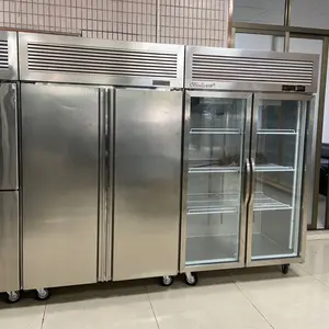 2 Door Refrigerator Freezer Hotel restaurant deep temperature