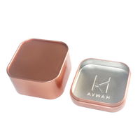 Boîte de montre de boîte à biscuits des fabricants de conteneurs de stockage des aliments en fer blanc carré personnalisé en métal pour emballage en métal