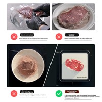 Planche de décongélation rapide KAYUSO en plastique pour la maison, à conduction thermique, pour steak, alimentation rapide intelligente à température constante