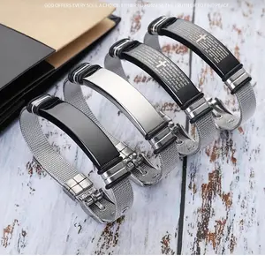 High Quality Luxury PU Leather Metal Men Watch Bracelets Chains Wholesale Multi Patterns Steel Bracelet For Watches