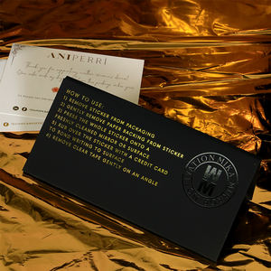 Enveloppes en papier personnalisé <span class=keywords><strong>A5</strong></span>, 50 pièces, emballage auto-adhésif déchirée avec Logo de timbre à chaud - Product Image 3