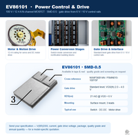 EvolE 100V 12.4A N-Channel Trench MOSFET SMD-0.5 EvolE SMD-0.5 Seri Catu Daya Industri Switching Tegangan Tinggi