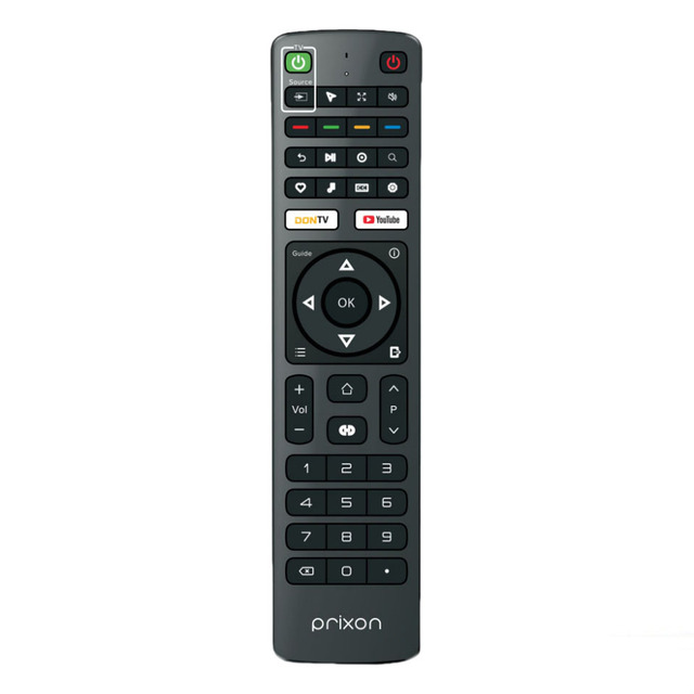 New Replacement Prixon Voice Remote Control Compatible for Prixon Nitro+ 5G/Nitro+ Plus/Alpha Plus Android OTT Box