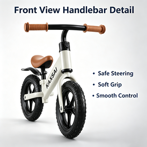 Triciclo Infantil de Plástico KXS, Tamaño Personalizado 3 en 1, con Asiento Acolchado, Estructura Estable, Neumáticos para Niños Pequeños, Bicicleta de Entrenamiento para Exteriores - Product Image 1