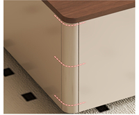 Log meuble TV Table basse combinaison salon maison stockage sol nouvelle lumière luxe sol TV meuble