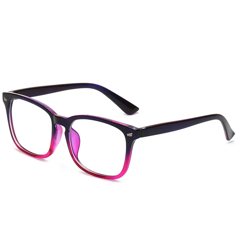 UV400 Unisex Custom Logo Classic Square Frames Reading Glasses Anti Blue Light Blocking Glasses
