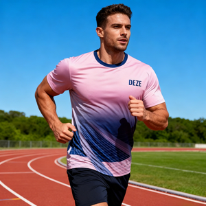 Uniforme Deportivo Personalizado con Logotipo, de Secado Rápido, para Correr, Camiseta de Entrenamiento Retro, Uniforme Completo para Correr con Impresión de Nombre, Fabricante - Product Image 1