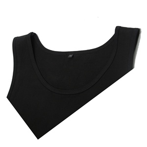 Chaleco de algodón estampado de gran tamaño de 230G para hombre, informal, corto, en blanco, peso pesado, Color sólido, baile callejero, Hip Hop, moda suelta - Product Image 5