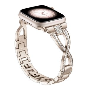 Vente en gros d'usine - <span class=keywords><strong>Bracelet</strong></span> de montre en acier inoxydable de luxe avec diamants en forme de papillon 8814 pour <span class=keywords><strong>Apple</strong></span> <span class=keywords><strong>Watch</strong></span> Ultra 2 Series 10 9 <span class=keywords><strong>8</strong></span> 7 OEM - Product Image 5