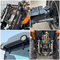 Ensemble complet d'outils agricoles pour tracteur à roues : Ripper, motoculteur et désherbeur à installation rapide pour le traitement complet des terres agricoles