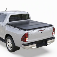 Bâche de benne électrique rétractable en alliage d'aluminium Noisen, pliable en trois parties, étanche avec verrouillage de hayon pour Toyota, Mitsubishi, Isuzu