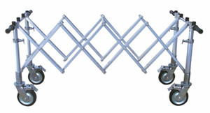 葬儀用棺桶運搬車、頑丈な教会用トラック、墓地、葬儀場、360度回転機能付き °   スイベルホイール - Product Image 3