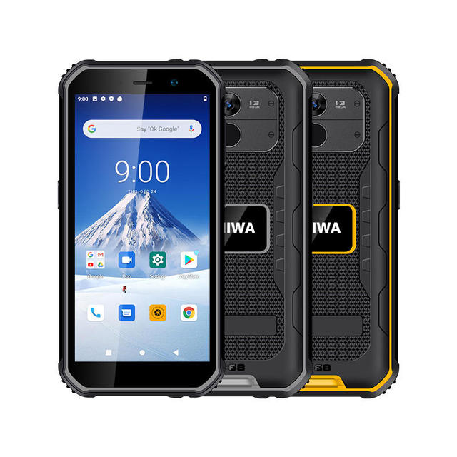 UNIWA F963 Pro 5.5 Inch Android Mobile Phone IP68 Waterproof 5050mAh 4G LTE NFC Rugged Smartphone