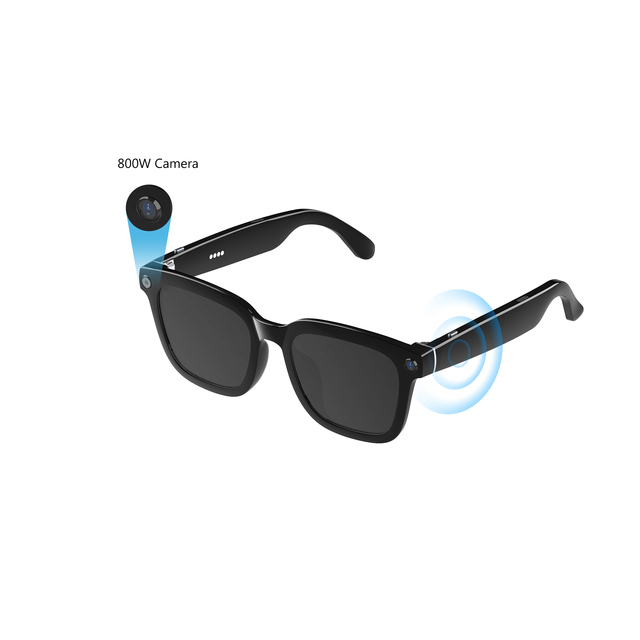 V03 New Arrival Smart Glasses with Camera AR AI Translation Calling Music Video Shooting Men Women