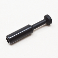 4 6 8 10 12 14 16mm PP noir partie pneumatique raccord de tuyau d'air bouchon de tube fileté en plastique bouchon d'extrémité de tube