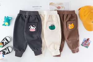 Conjunto de Ropa de Algodón con Dibujos Animados para Niños, Otoño, Sudadera y <span class=keywords><strong>Pantalones</strong></span>, 2 Piezas, Chándal Informal para Niños - Product Image 4