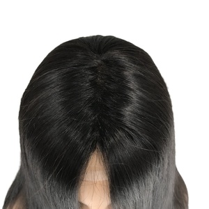 Parrucca medica in Silicone long-for da donna vera <span class=keywords><strong>capelli</strong></span> umani Remy tipo di <span class=keywords><strong>capelli</strong></span> indiani - Product Image 2