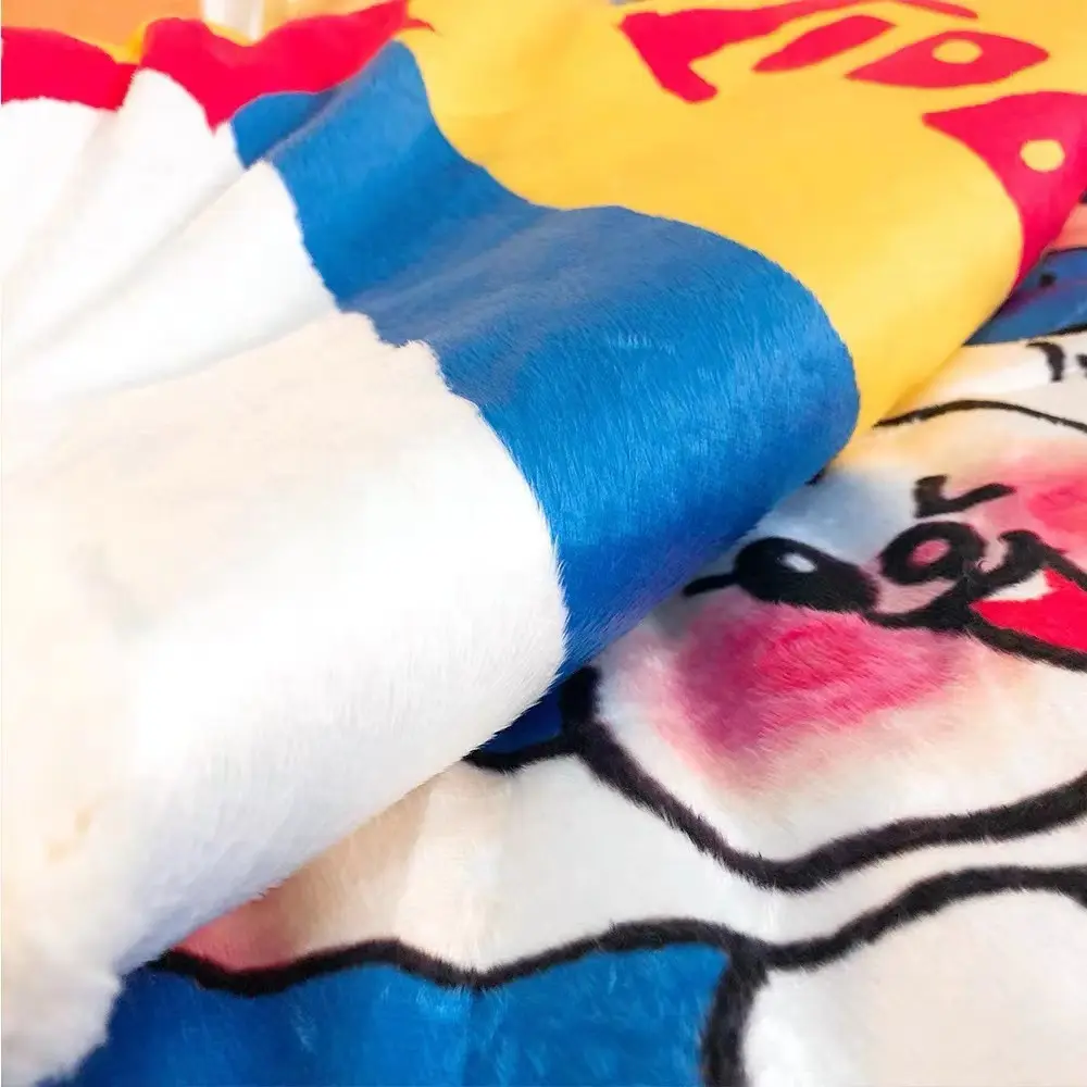 Songmai Custom DIY 3D Print Sherpa Blanket Colorful Flower Throw Blanket For Bedding Sofa Cover Plush Blanket Girls Women