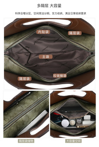 Sacs à main en cuir PU pour femmes, sacs Hobo pour dames, sacs à bandoulière pour mères, sacs à main pour femmes - Product Image 2