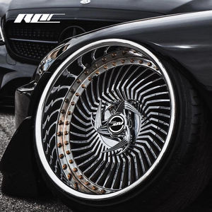 عجلات روك ديب ليب المصنوعة من قطعتين مقاس 15-18 بوصة، جنوط JDM منحوتة، 40 4x114.3 5x114.3 عجلات مصنوعة لسيارات لكزس IS200 وLS400 - Product Image 1