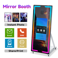 Miroir Photo Interactif Magique 65 Pouces pour Événements (Fêtes ou Mariages) – Compatible Appareil Photo – Entrepôt UE/US
