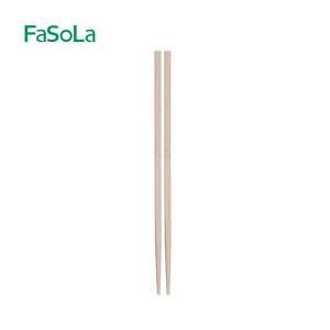 FaSoLa Bamboo Chopsticks 50 Pairs Individually Packaged Natural Wood Color Takeout Use - Product Image 5