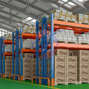 Rayonnage à palettes en acier sans boulons réglable à 4 niveaux, usage moyen durable pour entrepôt industriel, garage, étagères empilables - Product Image 6