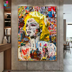 Uniart <span class=keywords><strong>MADONNA</strong></span> Chris Rose sơn banksy thời trang tác phẩm nghệ thuật tường nghệ thuật đường phố graffiti trang trí quà tặng cho người bạn lớn tường trang trí nội thất - Product Image 6