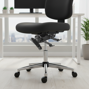 מנגנון כסא מתכת ארגונומי ועמיד, שליטה בת 3 חוטים, ידית מתכווננת לגובה ותנוחה, עיצוב עכשווי לכיסא משרדי - Product Image 1